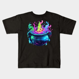 Witches Brew Cauldron Kids T-Shirt